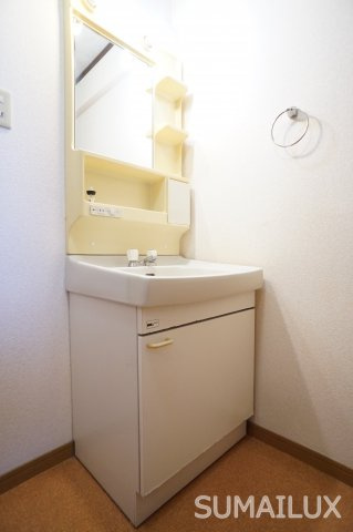 熊本市南区江越１丁目の賃貸マンションの洗面所