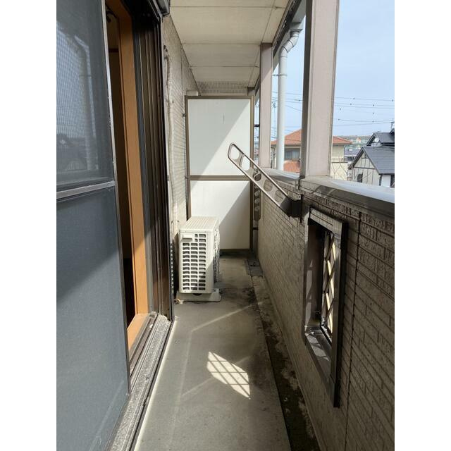 ワイエスコーポのバルコニー