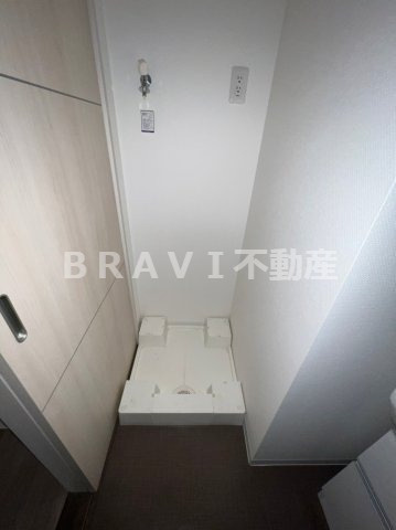 エルディオーネ上町台　BRAVI不動産の洗面所|【エルディオーネ上町台】洗濯パン