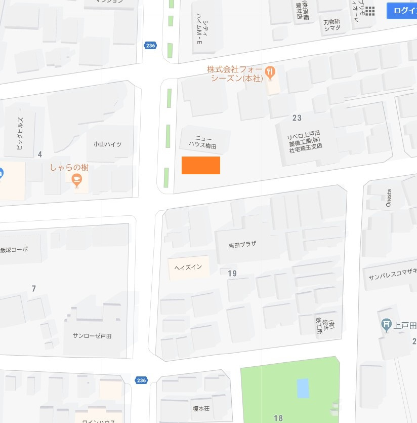 ニューハウス梅田駐車場の地図