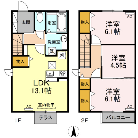 はまゆうの間取り