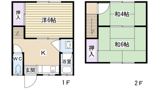 【間取り】 | 長曾根南荘
