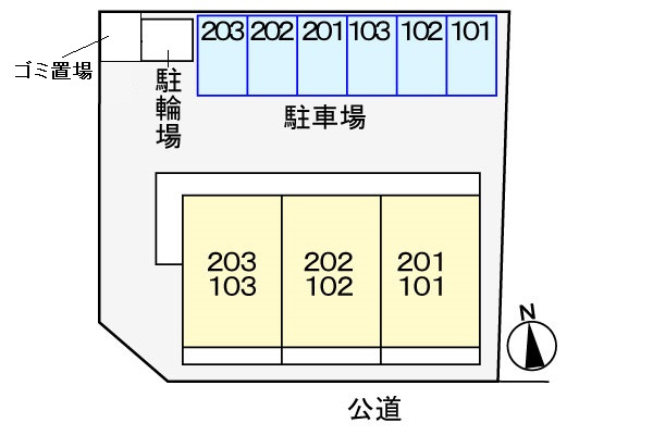 シェリーメゾンの区画図