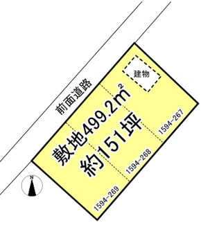 【土地図】 | 大津市南小松1594-267　売土地