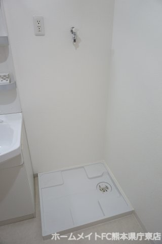 熊本市東区健軍１丁目の賃貸マンションの洗面所