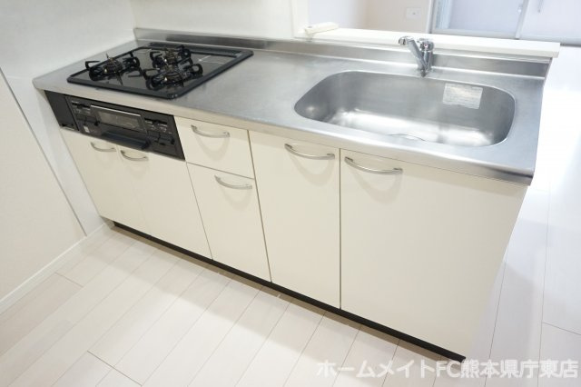 熊本市東区健軍１丁目の賃貸マンションのキッチン