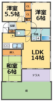 【間取り】 | メゾン・ド・甲子園二番町(甲子園駅・鳴尾北小学校区・学文中学校区)