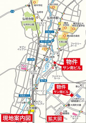 【地図】 | サン南ビル　１階　区分店舗事務所