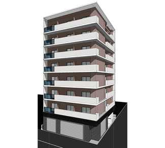 【外観パース】 | シュガール浜松町