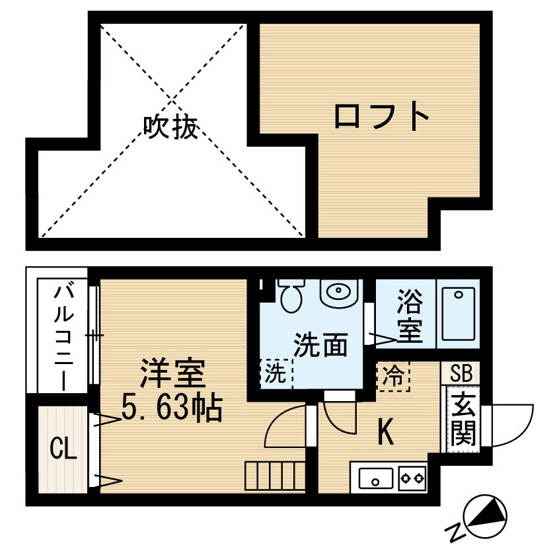 【間取り】 | プレジール吉塚