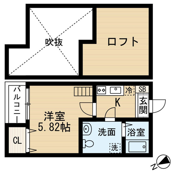 【間取り】 | プレジール吉塚