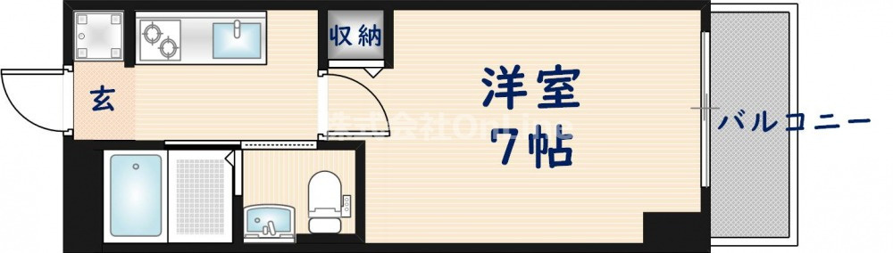 M’プラザ小阪駅前の間取り