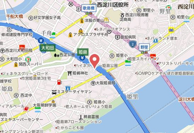 【地図】 | ハーモニーテラス姫島Ⅴ