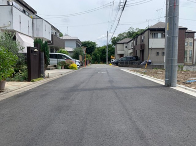 【前面道路含む現地写真】 | 昭島市宮沢町2丁目　売地　【全5区画】
