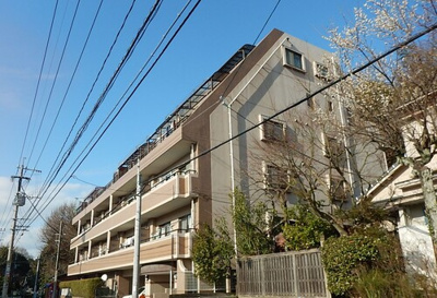 【外観】 | ネオハイツ輝国 | 建物外観：マンション外観     （2017年2月撮影）