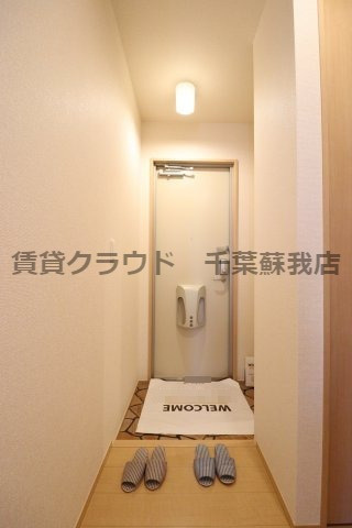 ハイツ西五所の玄関|いってきます！
