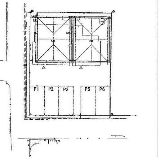 フラッツァ白山B棟の地図