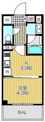 【間取り】 | プラウドフラット戸越銀座