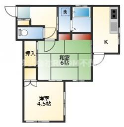 ガーデンKH5の間取り