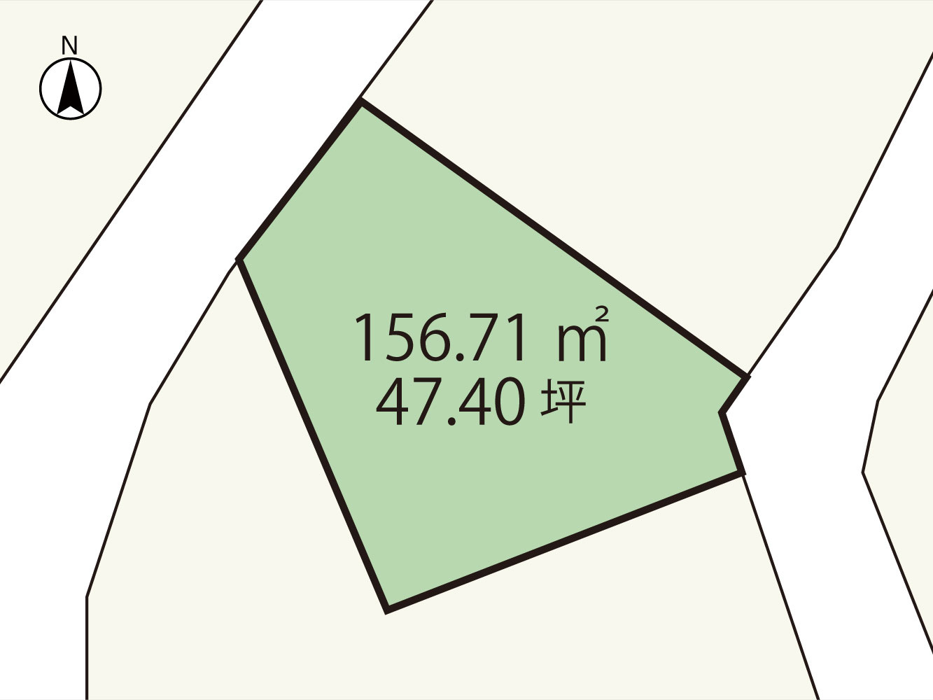 広島市安佐北区可部東３丁目　土地の土地図
