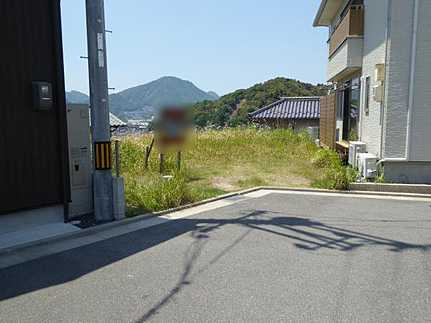 広島市安佐北区可部東３丁目　土地の前面道路含む現地写真