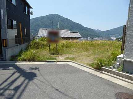 広島市安佐北区可部東３丁目　土地の前面道路含む現地写真