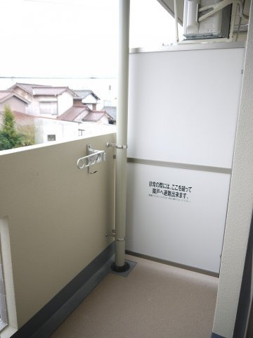 Dear Courtのバルコニー