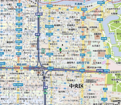 【地図】 | ＢＰＲレジデンス本町東