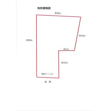 福井市足羽5丁目 土地の土地図