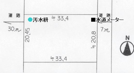 坂井市丸岡町玄女 　土地の土地図