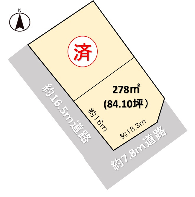 永平寺町京善　売土地