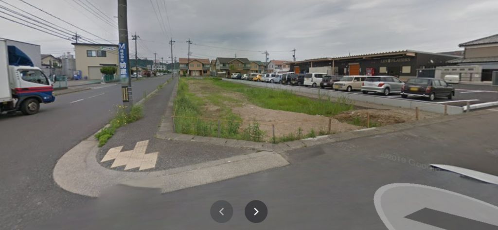 坂井市三国町﨑　土地の前面道路含む現地写真