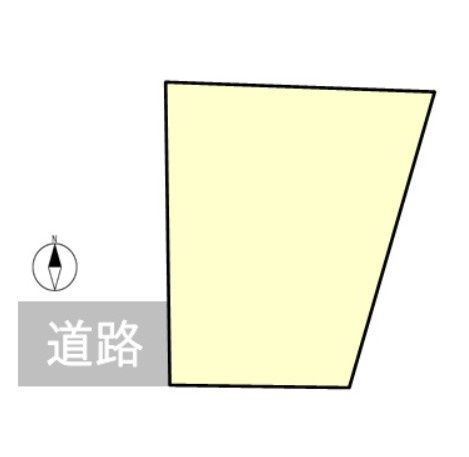 鯖江市吉江町　売り土地の土地図