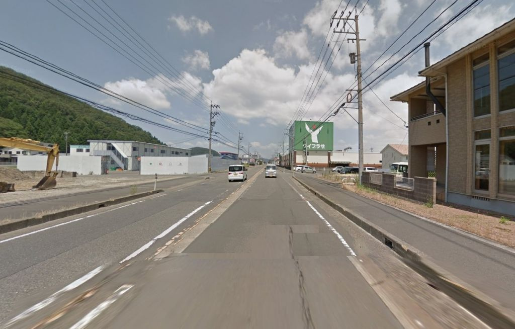 越前市行松町 分譲地3の前面道路含む現地写真