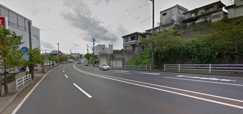 福井市加茂河原4丁目　土地の前面道路含む現地写真
