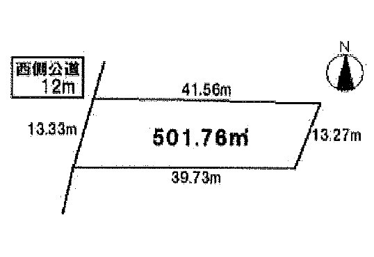 鯖江市舟津町4丁目　土地の土地図