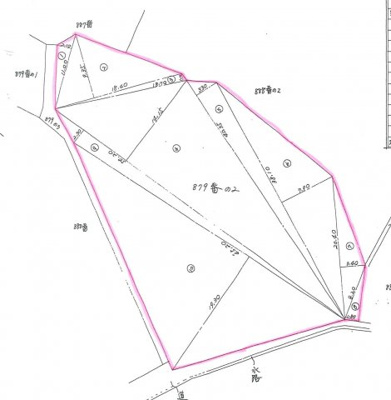 【区画図】 | 富島　海が見える367坪