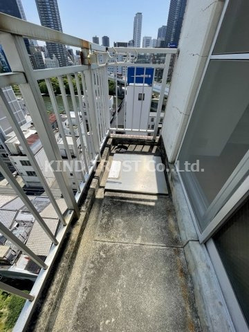 中之島アンフィニのバルコニー|広々としたバルコニーです