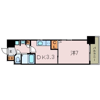 【間取り】 | エステムコート神戸ハーバーランド前Ⅳベイライト