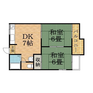 【間取り】 | グリーンハイム萩原Ⅰ