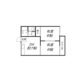 【間取り】 | 乾ハイツB棟