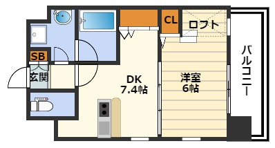 NORTH VILLAGE 参番館の間取り