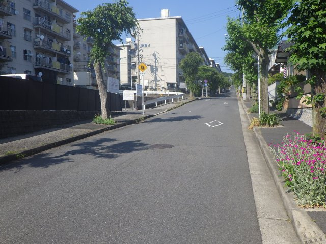 中古戸建　上安４丁目 の前面道路含む現地写真