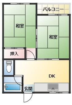 メゾンタカダの間取り