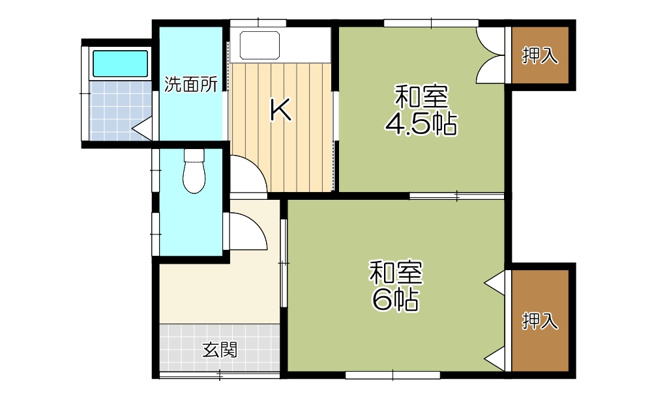 【間取り】 | 湯川4丁目戸建