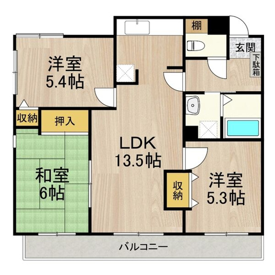 【間取り】 | コート若園