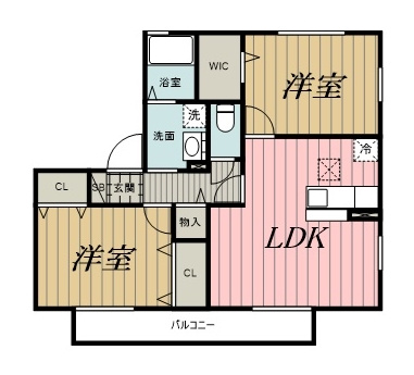 ピュア　調の間取り