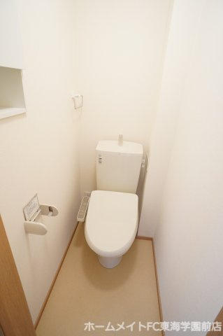 熊本市中央区水前寺公園のアパートのトイレ