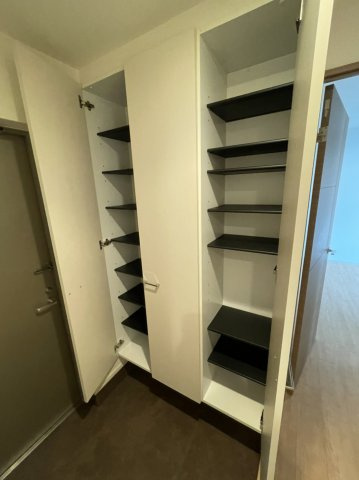 KDXレジデンス大濠ハーバービュータワーの玄関|KDXレジデンス大濠ハーバービュータワー（2LDK）玄関収納