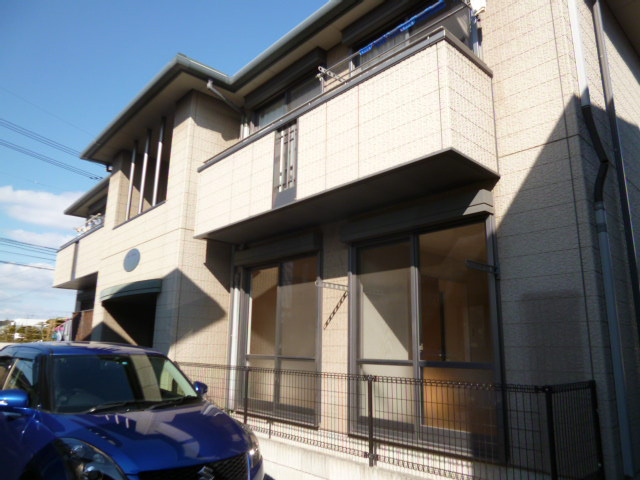倉敷市高須賀のアパートの外観